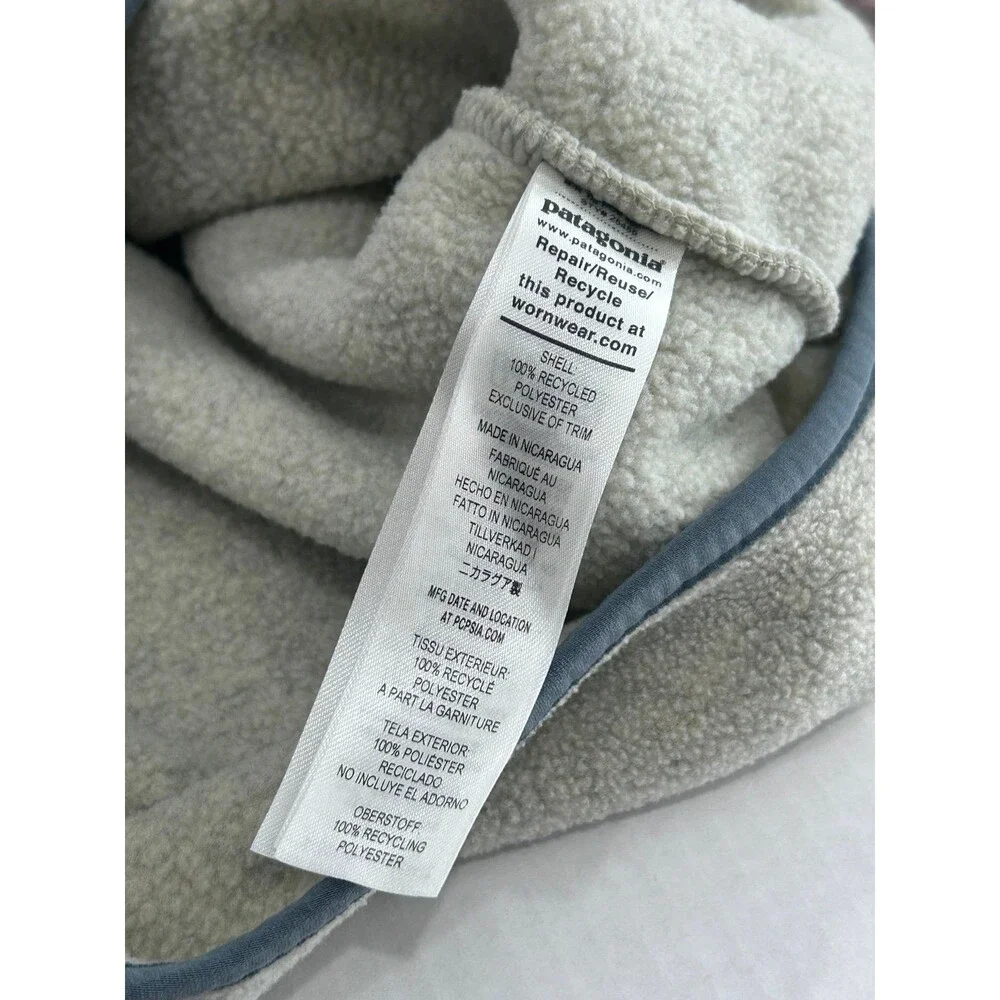 Patagonia Synchilla Snap-T Fleece Pullover Size XL Oatmeal Heather Pastel Salvia - Picture 7 of 12